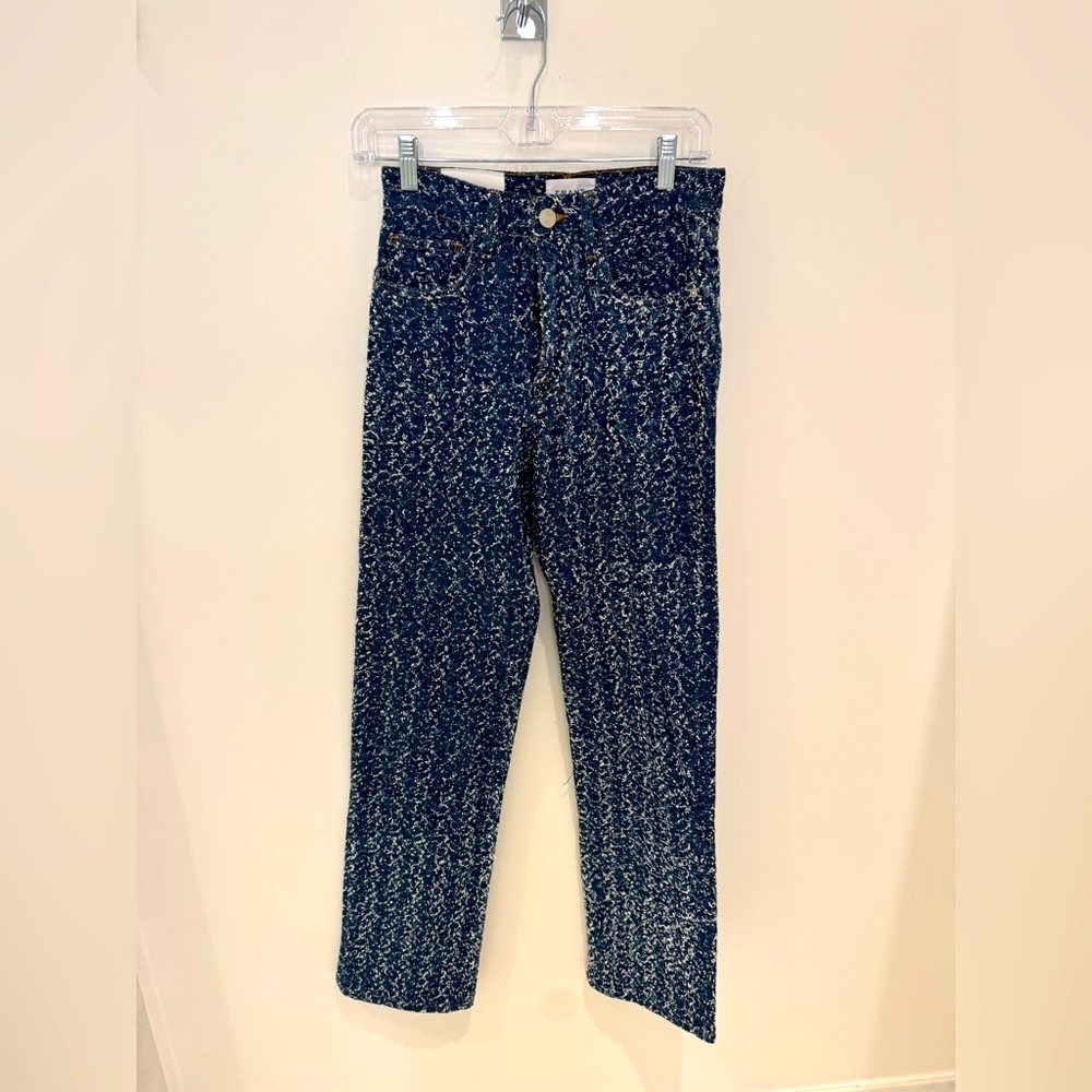NWOT Frame Le Jane Jeans with unique distress